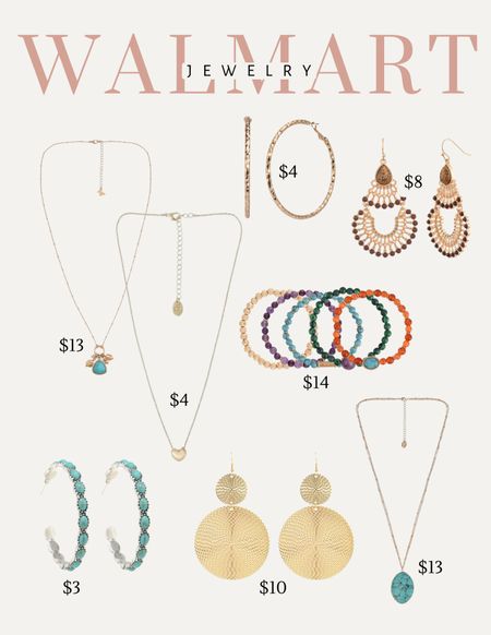 Affordable Walmart jewelry! Some of my most worn jewelry is from Walmart and only costs like $5 😉

#LTKOver40 #LTKStyleTip