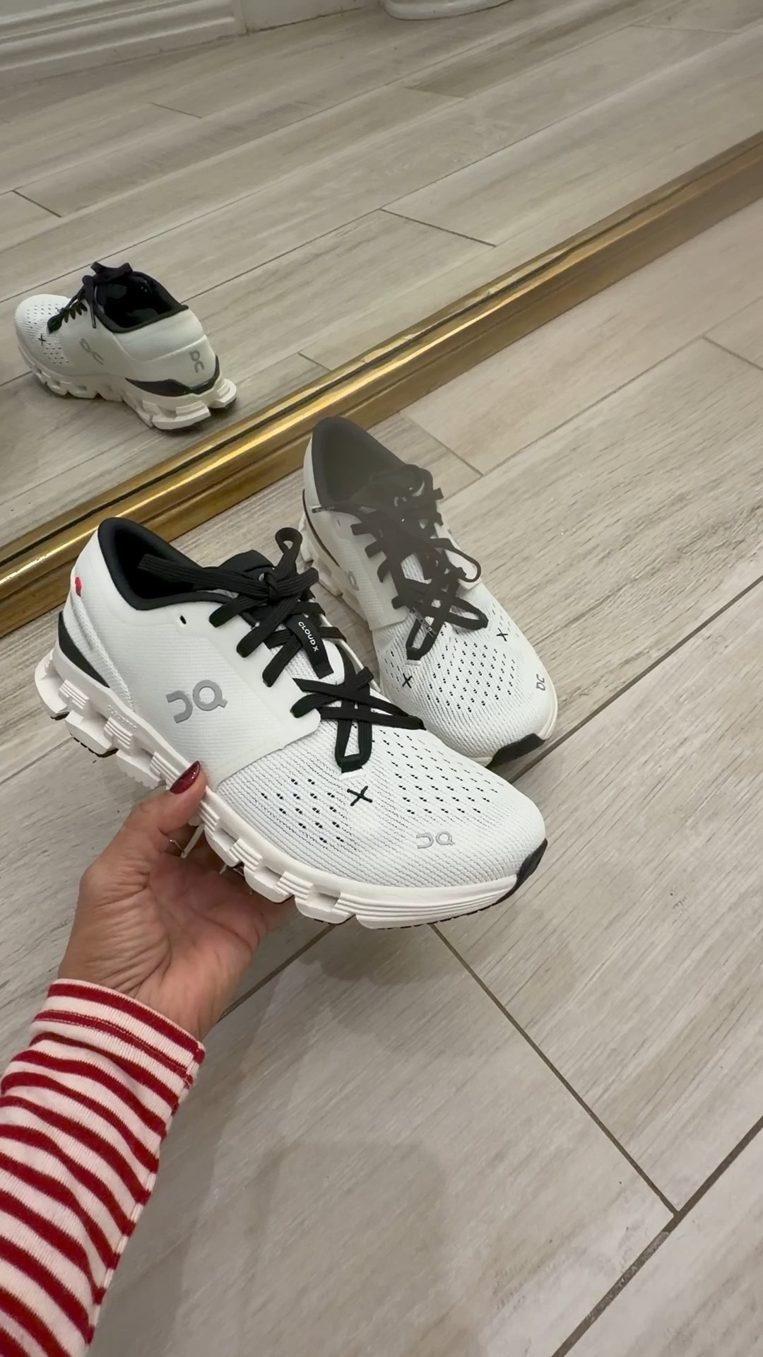 New trainers! Great  for working out, HIIT, short running(not marathon training), strength training, walking, and everyday. 
Fit tts, tons of colors!  Colors is Ivory/Black. Looove!


#LTKOver40 #LTKfitnessgoals #LTKHoliday