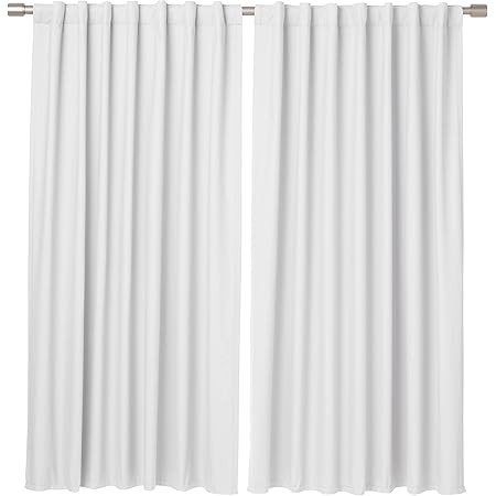 HPD Half Price Drapes BOCH-LN185-P Faux Linen Room Darkening Curtains for Bedroom (1 Panel), 50 X... | Amazon (US)