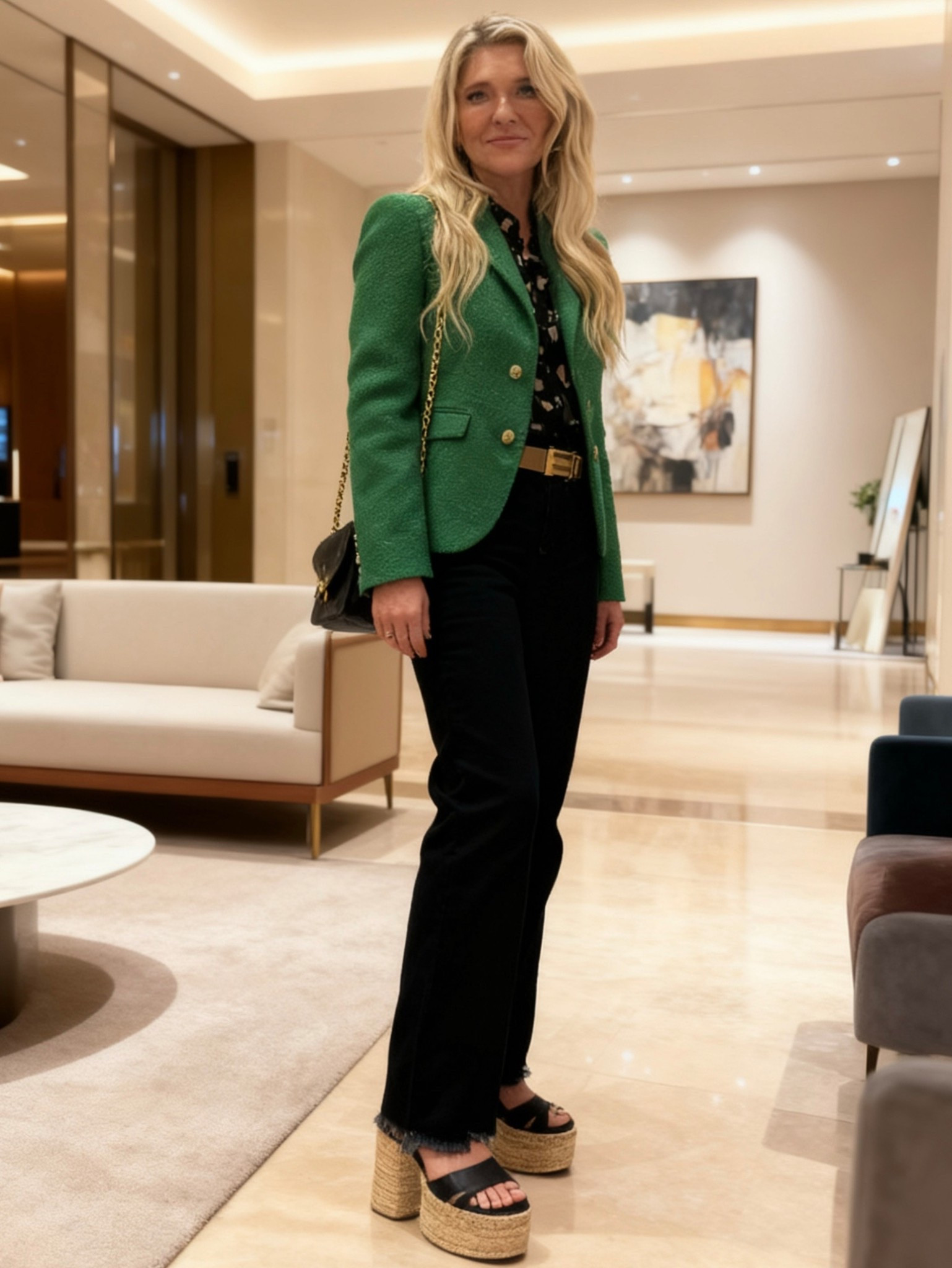 If you don’t own a great blazer yet… start with green. 💚 It instantly elevates denim and makes the whole outfit feel polished. Sharing the look in my LTK. #LTKStyle #LTKOutfit

#LTKWorkwear #LTKTravel #LTKPetite