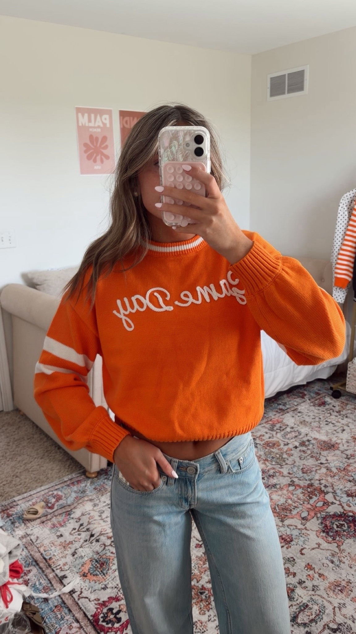 GameDay outfit inspo!! Loving Target’s GameDay line! This sweater is such an easy piece to style with jeans and comes in SO many colors, so there’s something for every team and GameDay look. Perfect for football season, tailgates, or cheering on your team! 

#TargetFinds #TargetStyle #TargetFashion #GameDay #GameDayOutfit #GameDayLook #FootballSeason #FootballStyle #FootballOutfit #TailgateStyle #FallOutfit #FallFashion

#LTKdayinmylife #LTKootd #LTKSeasonal