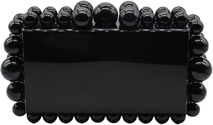 Women Acrylic Evening Clutch Box Purse Marble Handbag for Wedding Cocktail Party Banquet | Amazon (US)