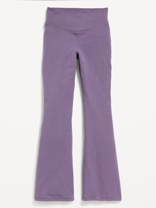 High-Waisted PowerChill Crossover Flared Leggings for Girls | Old Navy (CA)