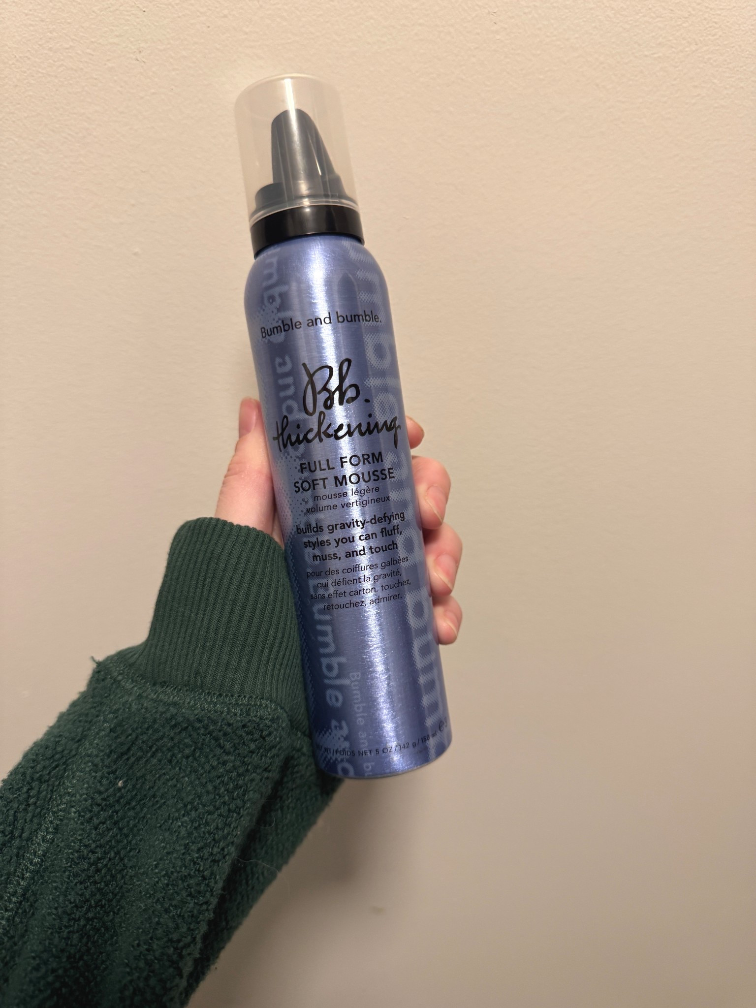 Hair thickening mousse I love from Bumble and bumble! On Amazon for under $50.

#LTKBeauty #LTKgrwm #LTKWedding