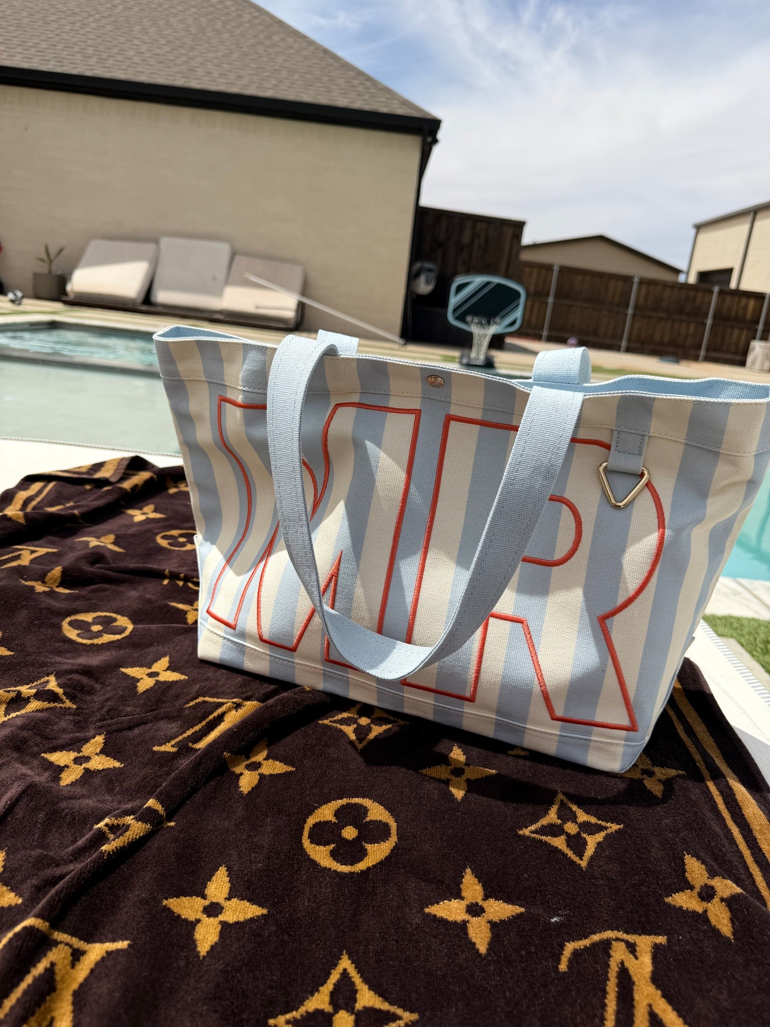 My new custom beach tote 