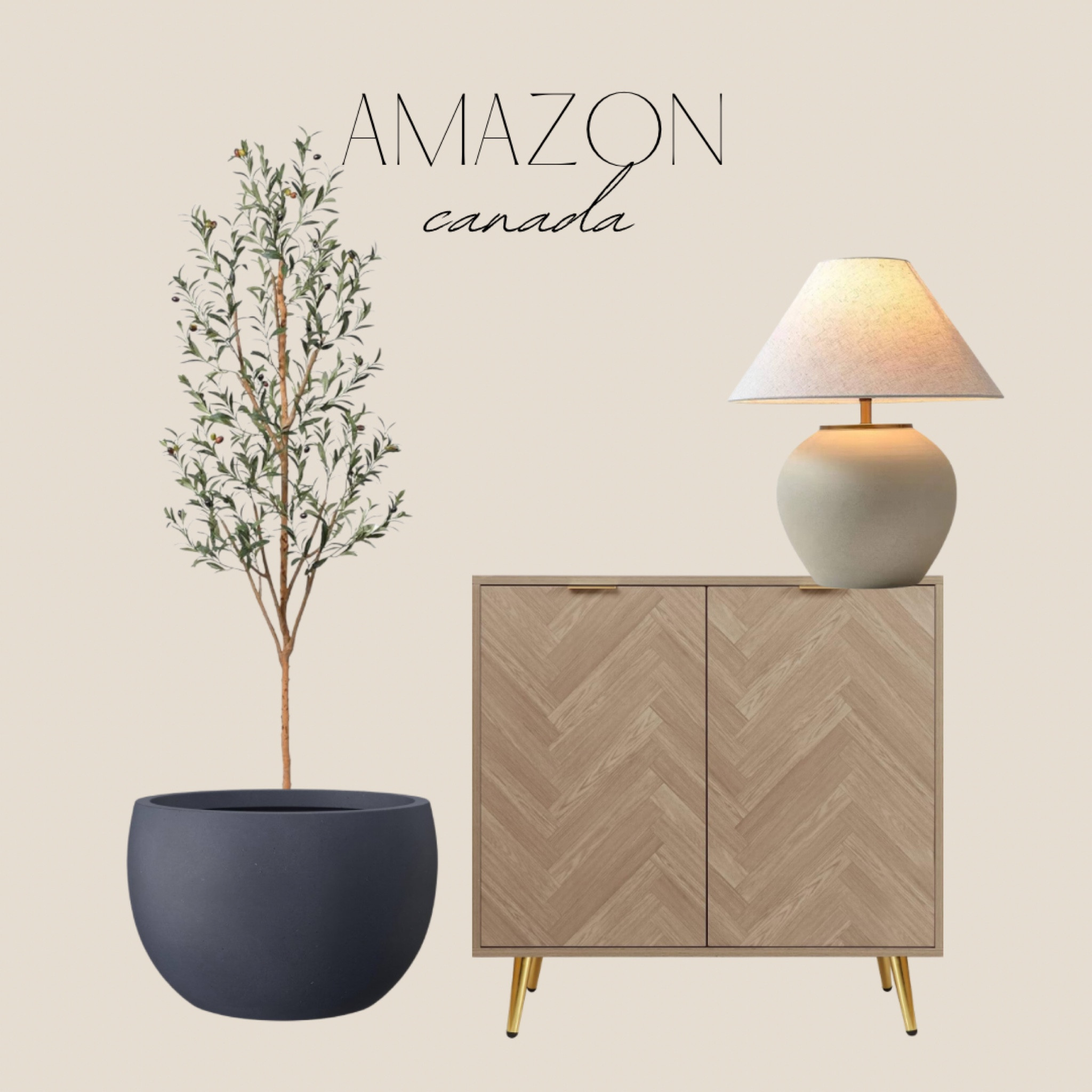 Amazon Canada finds! Earthy organic neutral home decor. Olive tree vase cabinet and vase  #LTKGiftGuide 

#LTKhome #LTKstyletip