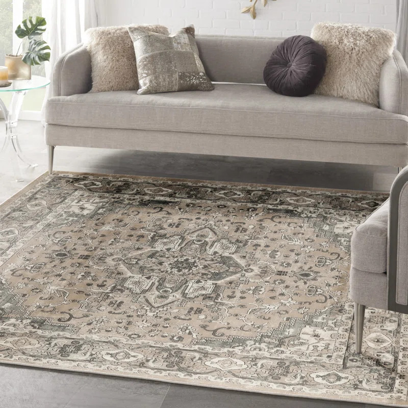 Jurado Oriental Beige/Gray Area Rug | Wayfair North America