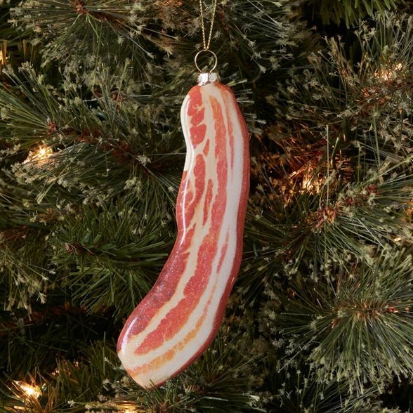 Bacon Glass Christmas Tree Ornament - Wondershop™ | Target