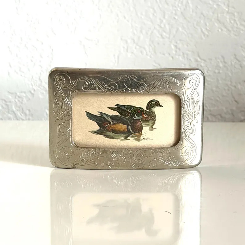 Wood Ducks Vintage Belt Buckle by Buddy's Buckles in Milwaukee, Wisconsin | Etsy (Global)