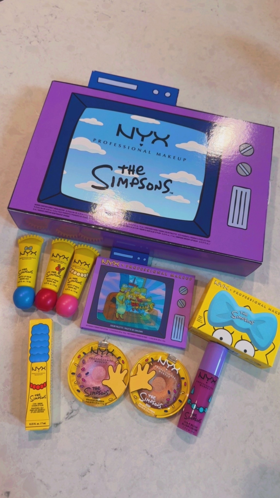 New NYX The Simpsons makeup collection💜