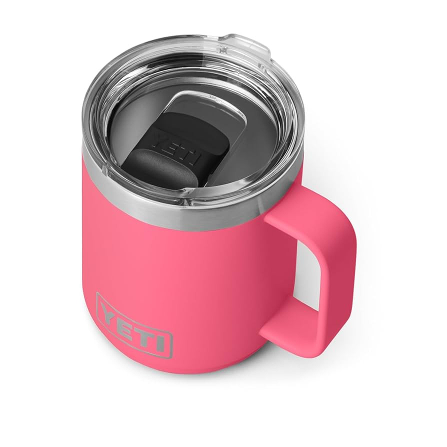 YETI Rambler 10 oz Stackable Mug, Vacuum Insulated, Stainless Steel with MagSlider Lid, Tropical ... | Amazon (US)