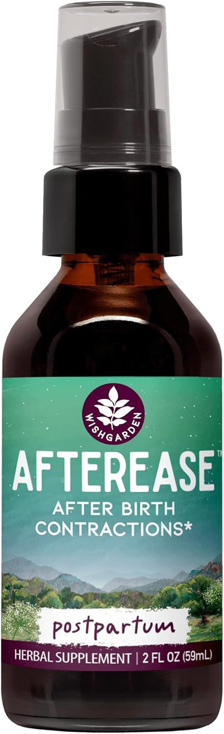 WishGarden Herbs AfterEase for After Birth Contractions - All-Natural Herbal Supplement with Cram... | Amazon (US)