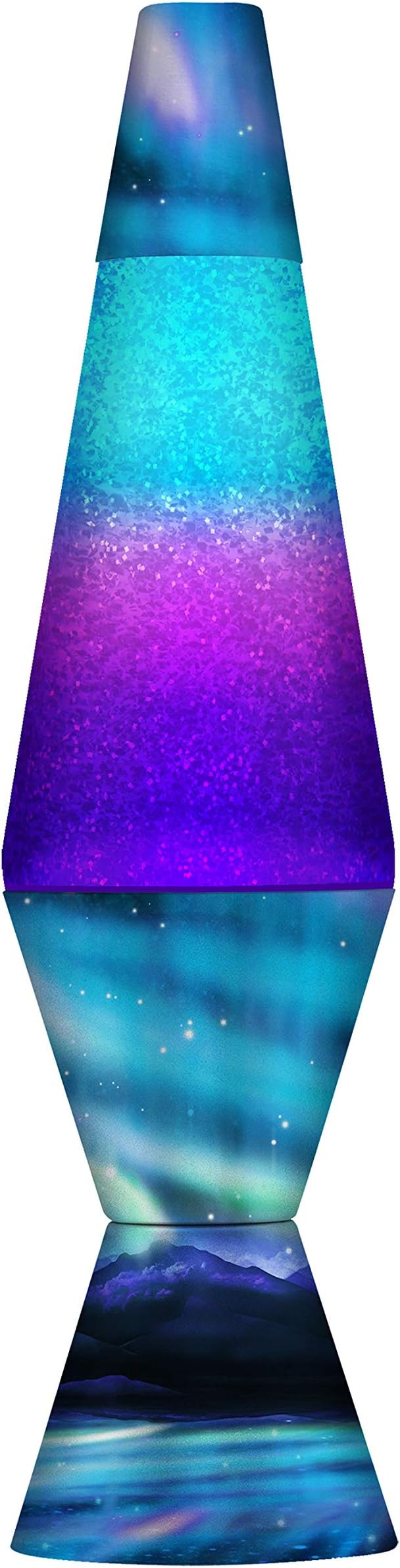 Lamp 2160 LVA2160 Colormax Northern Lights, 14.5-inches, Glitter with Clear Liquid and Decal Base | Amazon (US)