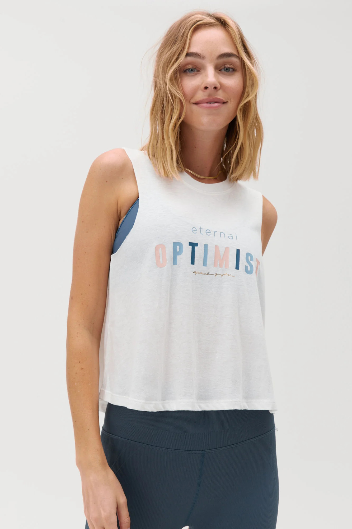 Eternal Optimist Crop Tank | Spiritual Gangster