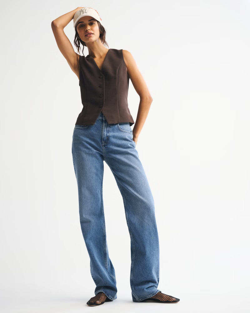 High Rise 90s Relaxed Jean | Abercrombie & Fitch (US)