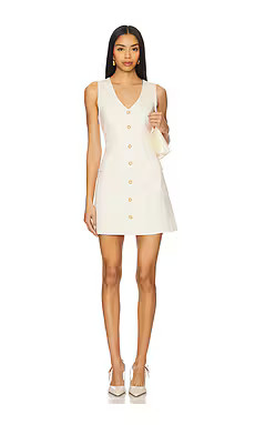 PAIGE Wells Dress in Cream from Revolve.com | Revolve Clothing (Global)