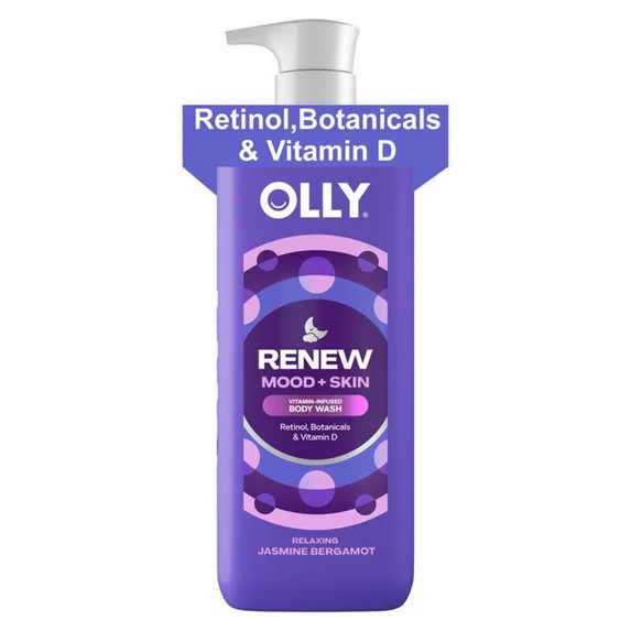 OLLY Renew Body Wash Nourish & Repair Skin barrier Jasmine Bergamot, 17 oz | Walmart (US)