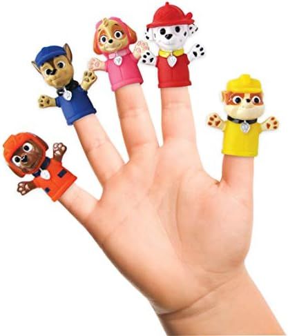 Nickelodeon Paw Patrol Finger Puppets - Party Favors, Educational, Bath Toys, 1st Gen | Amazon (US)