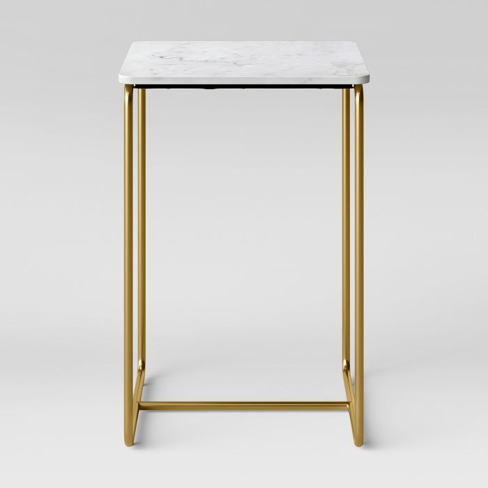 Mogenson Square Marble Accent Table White - Project 62™ | Target