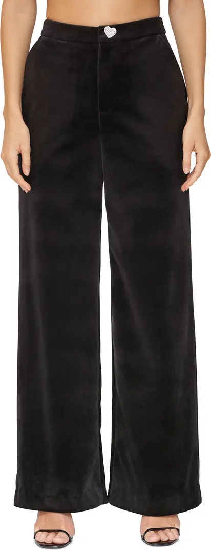 Velvet Wide Leg Pants | Nordstrom Rack