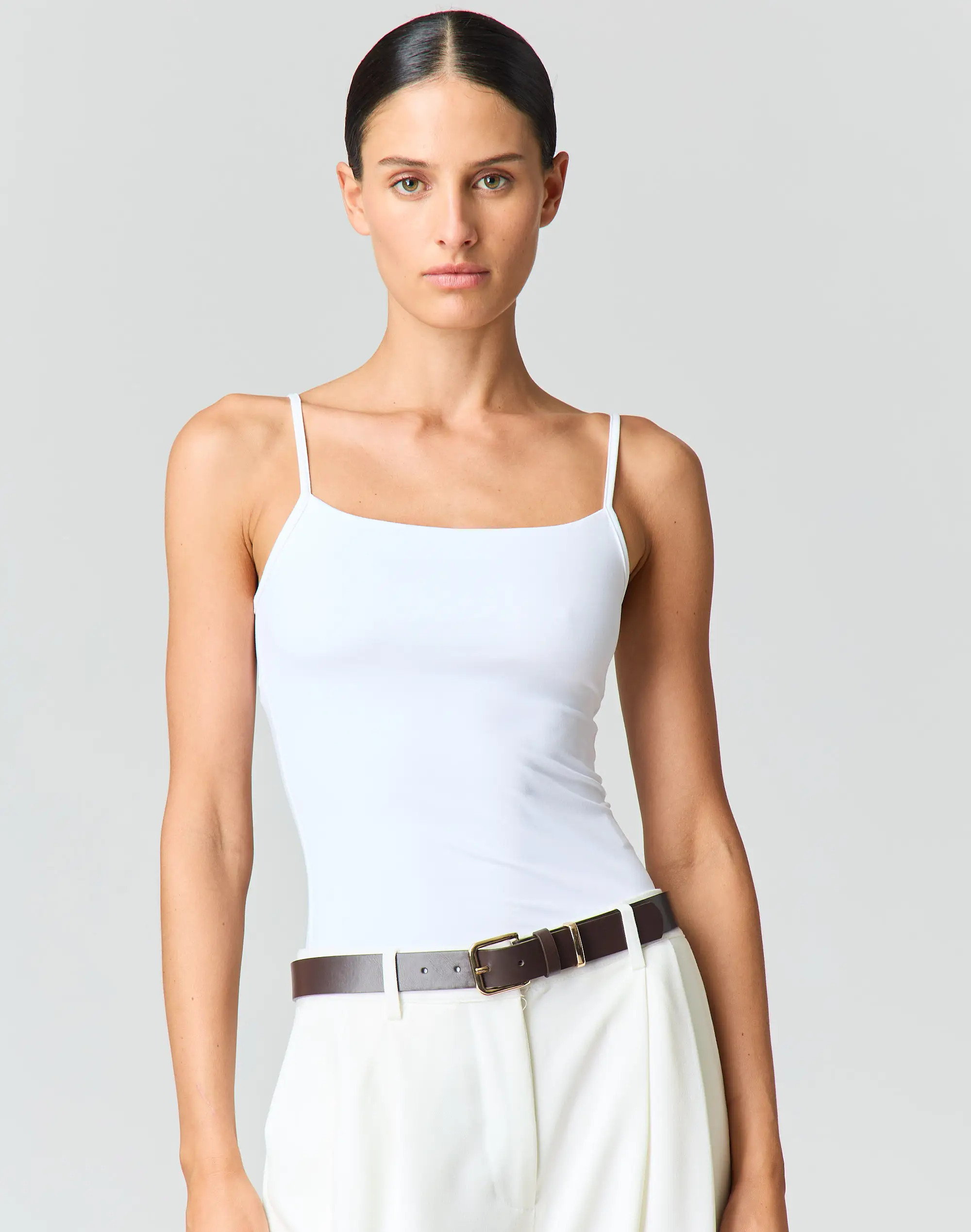 Supersoft Thin Strap Square Neck Tank | Glassons (Australia)