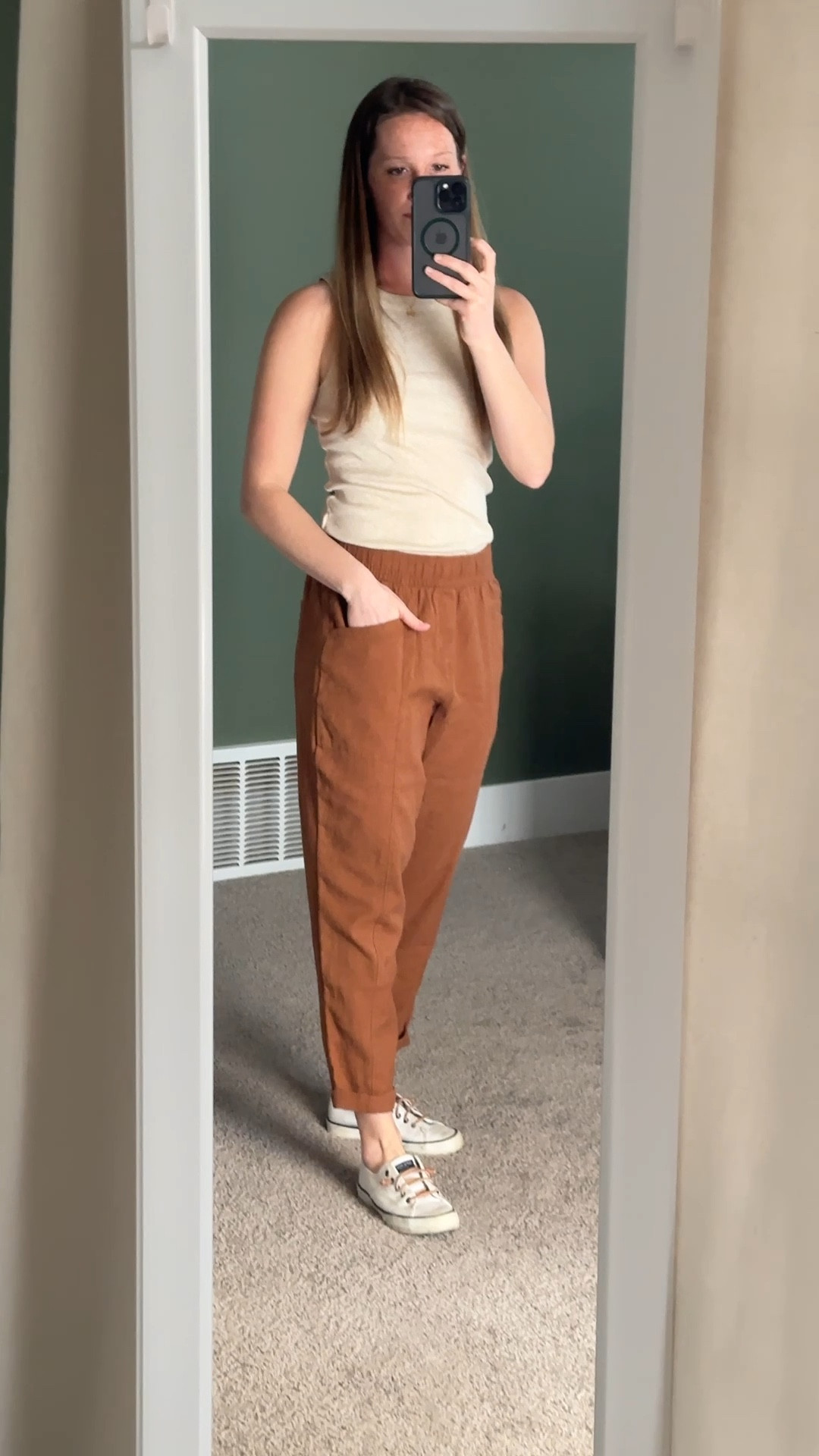 Easy spring outfit - linen pants + tank. Dress it up or dress it down 💕 

#LTKunder50 #LTKstyletip #LTKFind