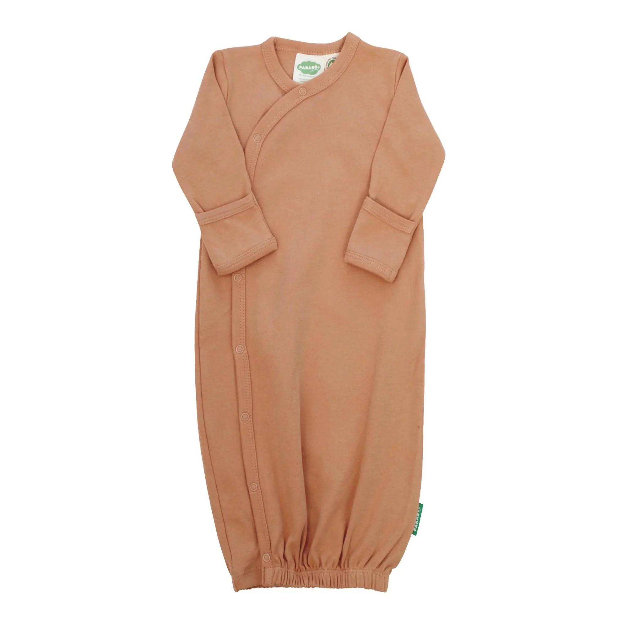 Organic Kimono Gown, Cinnamon | SpearmintLOVE