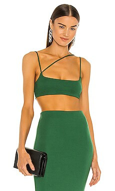 Michael Costello x REVOLVE Amira Crop Top in Green from Revolve.com | Revolve Clothing (Global)