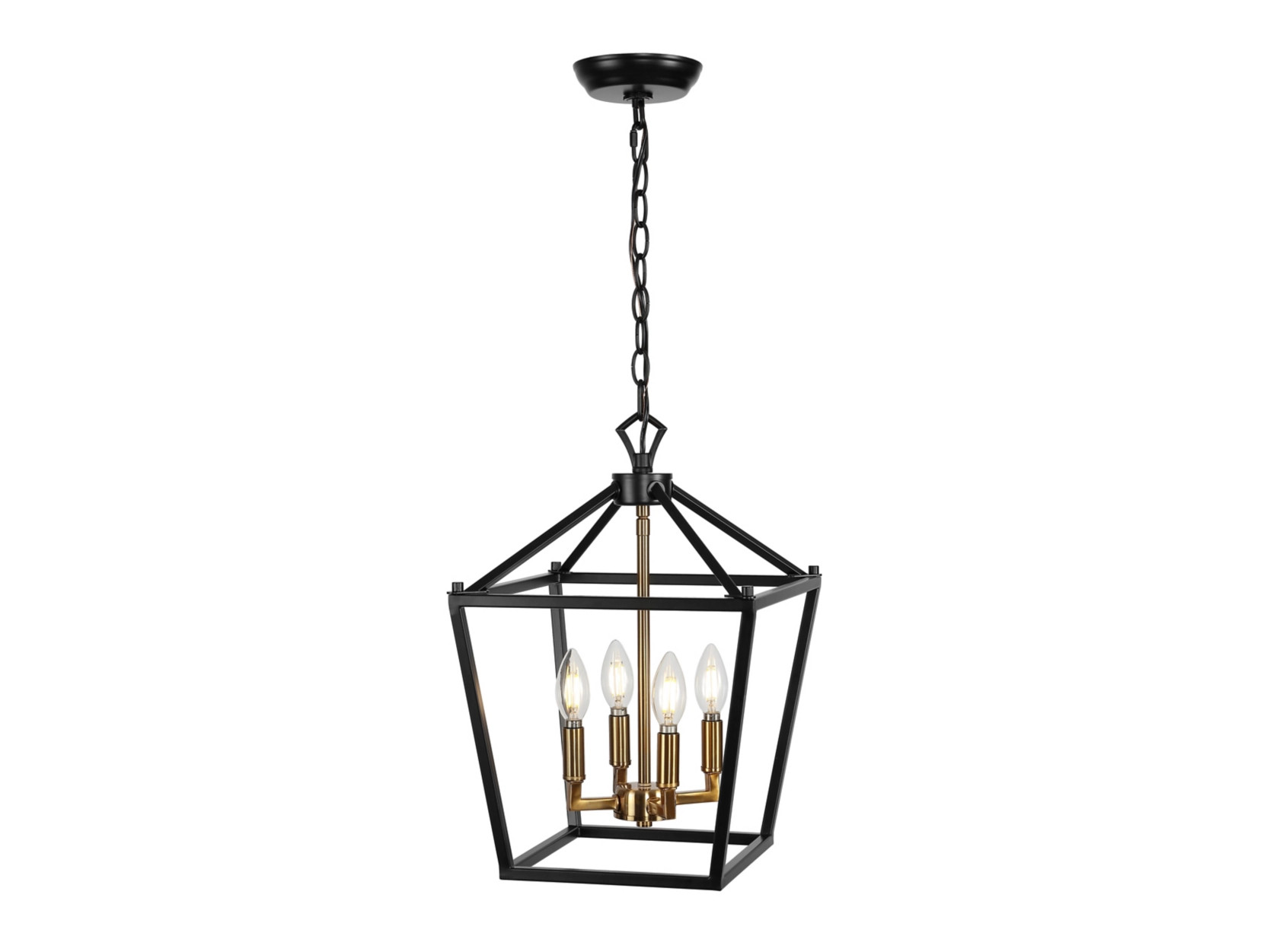 Jonathan Y Pagoda 4-Bulb Pendant Light | Ashley Homestore