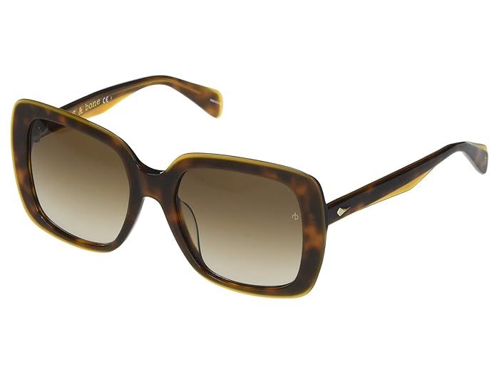 rag & bone RNB1033/G/S (Brown Havana Orange) Fashion Sunglasses | Zappos