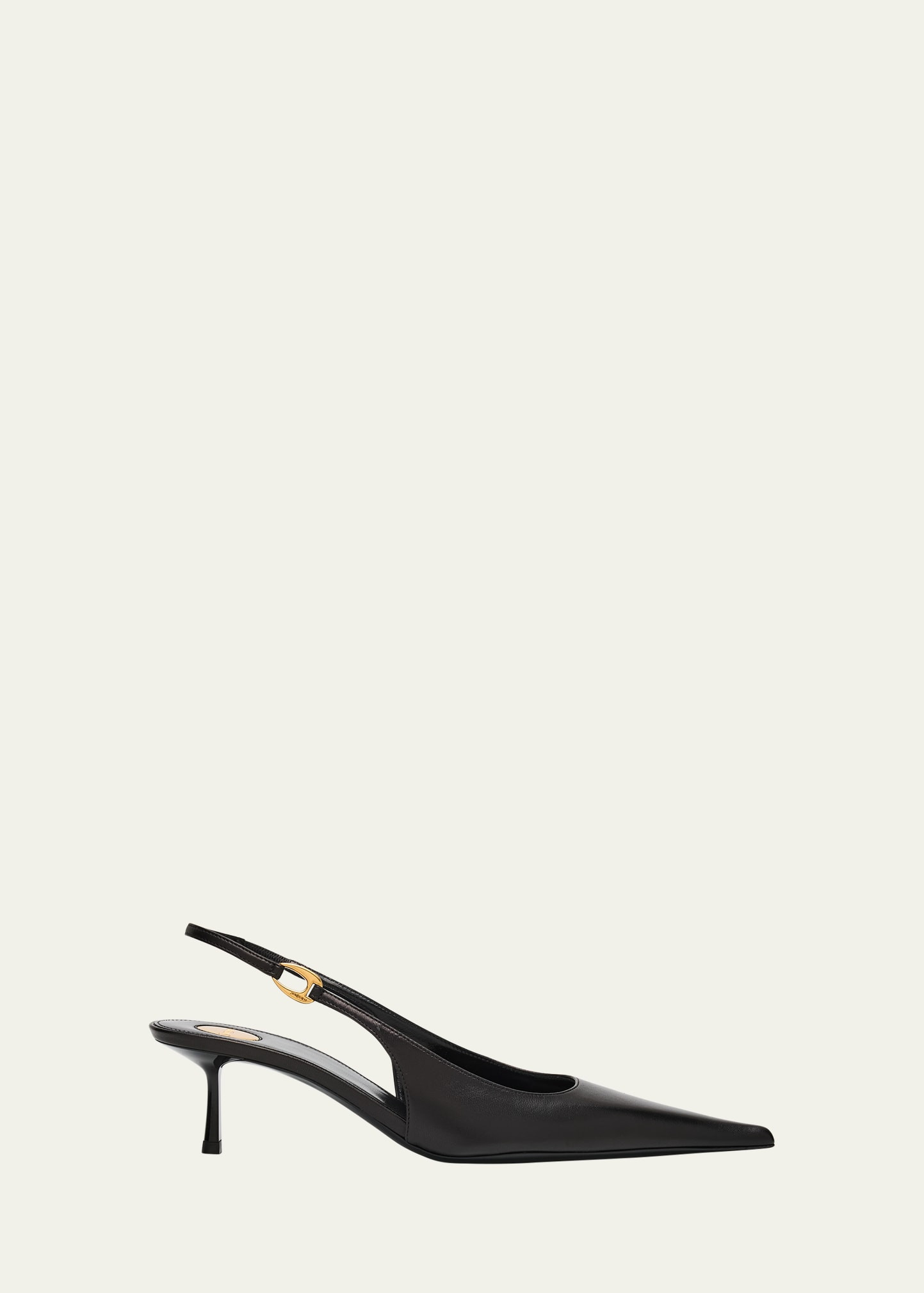 Saint Laurent Vendome Leather Slingback Pumps | Bergdorf Goodman