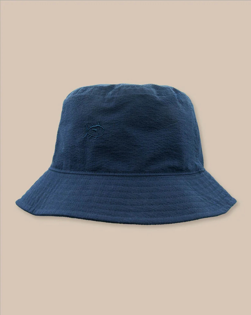 Sun Washed Seersucker Bucket Hat | Southern Tide