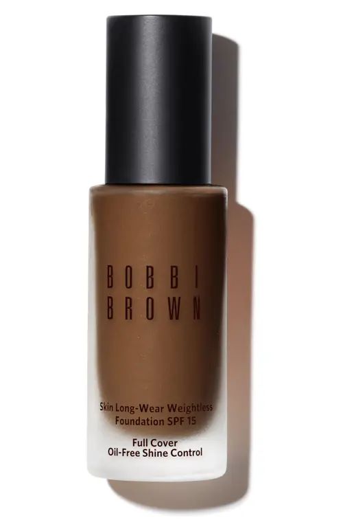 Bobbi Brown Skin Long-Wear Weightless Liquid Foundation Broad-Spectrum SPF 15 in W-096 Warm Walnut a | Nordstrom
