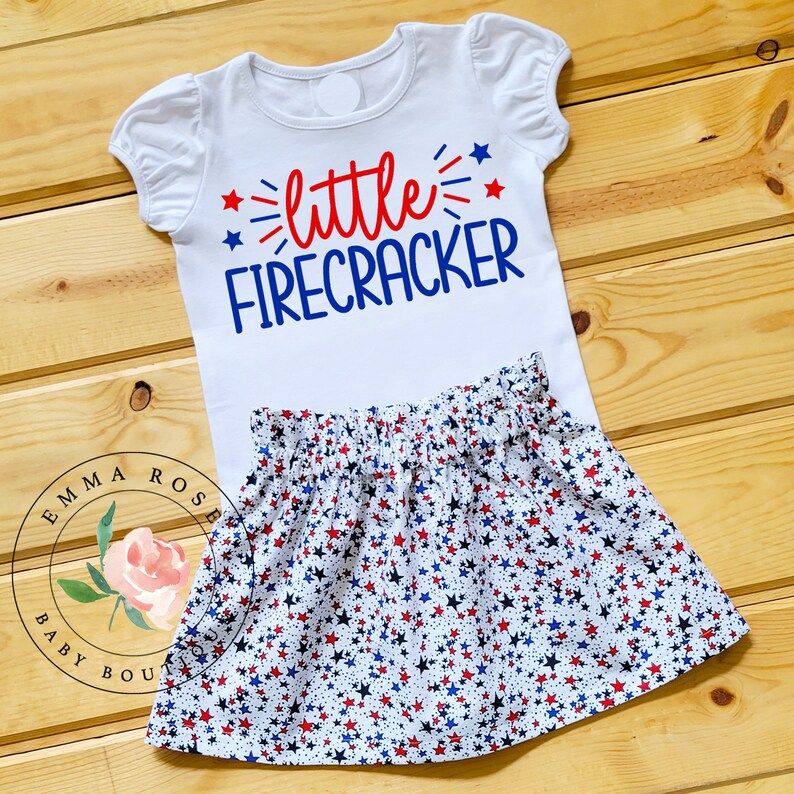 Baby Girl 4th of July Outfit Toddler Girl Fourth of July | Etsy | Etsy (US)