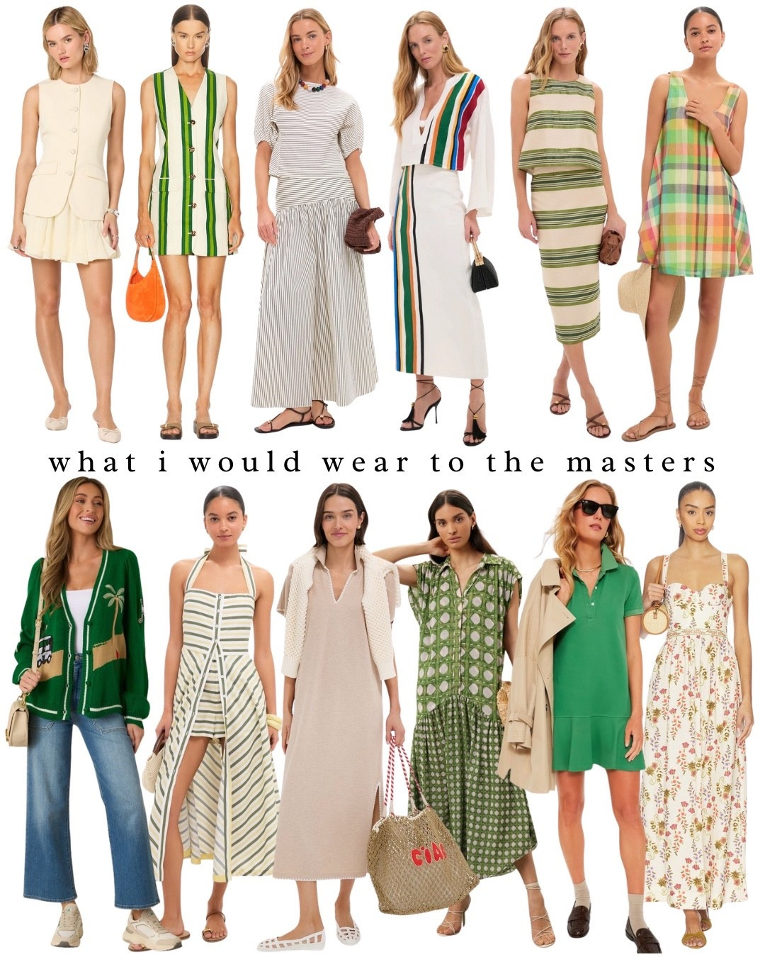 what i would wear to the masters 

augusta national green for America’s favorite golf tournament 

#LTKSaleAlert #LTKSeasonal #LTKootd