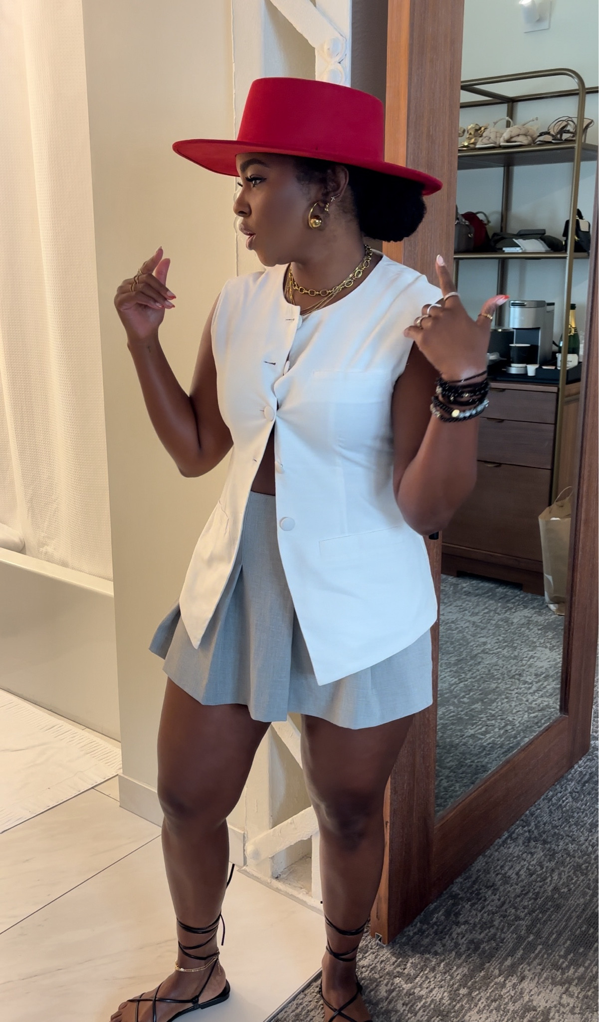 Essence Day 3. Outfit 1/3 
Fedora is shoplivinfearless.com 


#LTKBeauty #LTKItBag #LTKMidsize