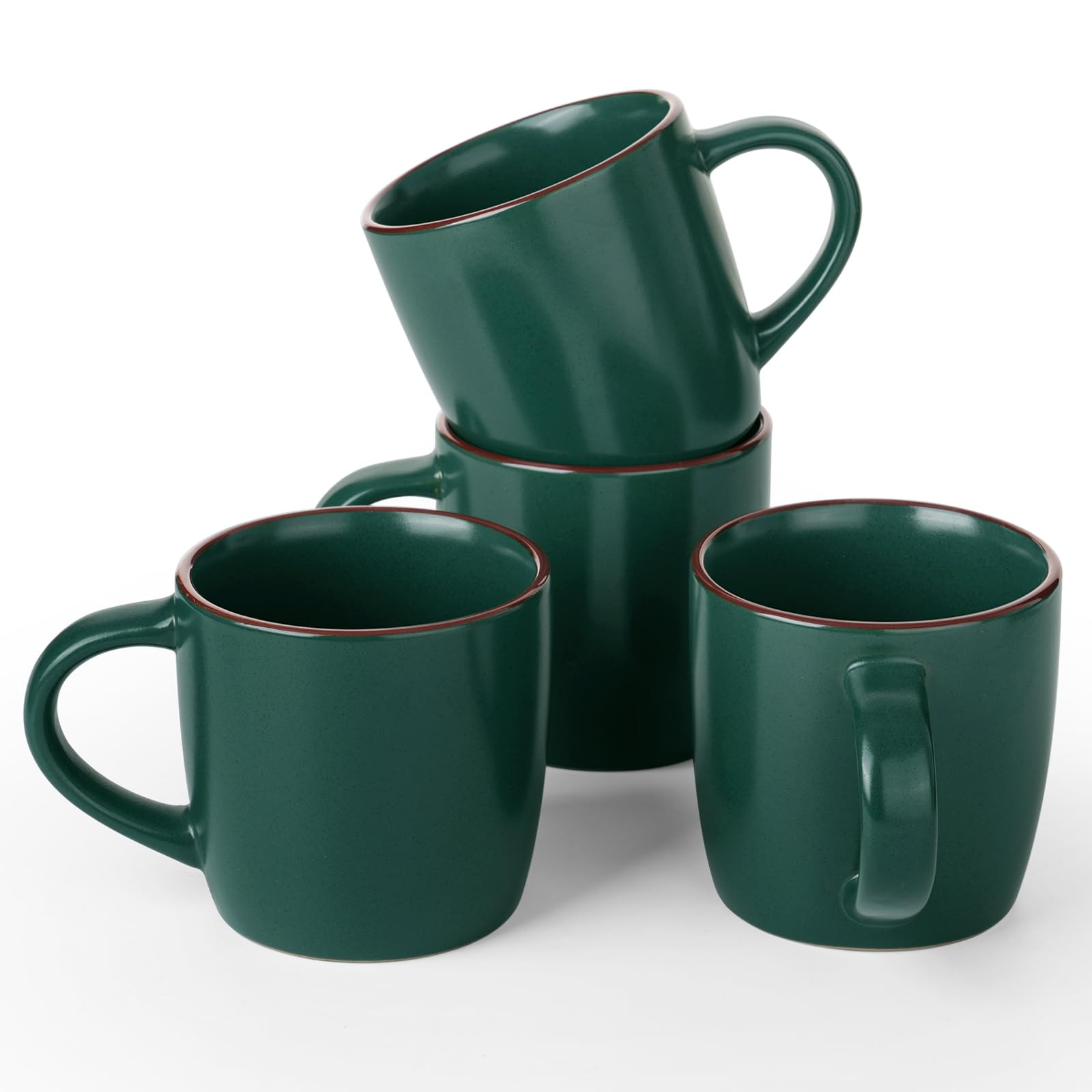 famiware Mercury Coffee Mugs 13 oz, Coffee Mugs Set of 4 with Handle, Cups for Latte, Hot Tea, Ca... | Amazon (US)