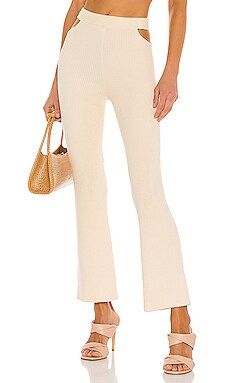 Camila Coelho Coyote Pant in Cream from Revolve.com | Revolve Clothing (Global)