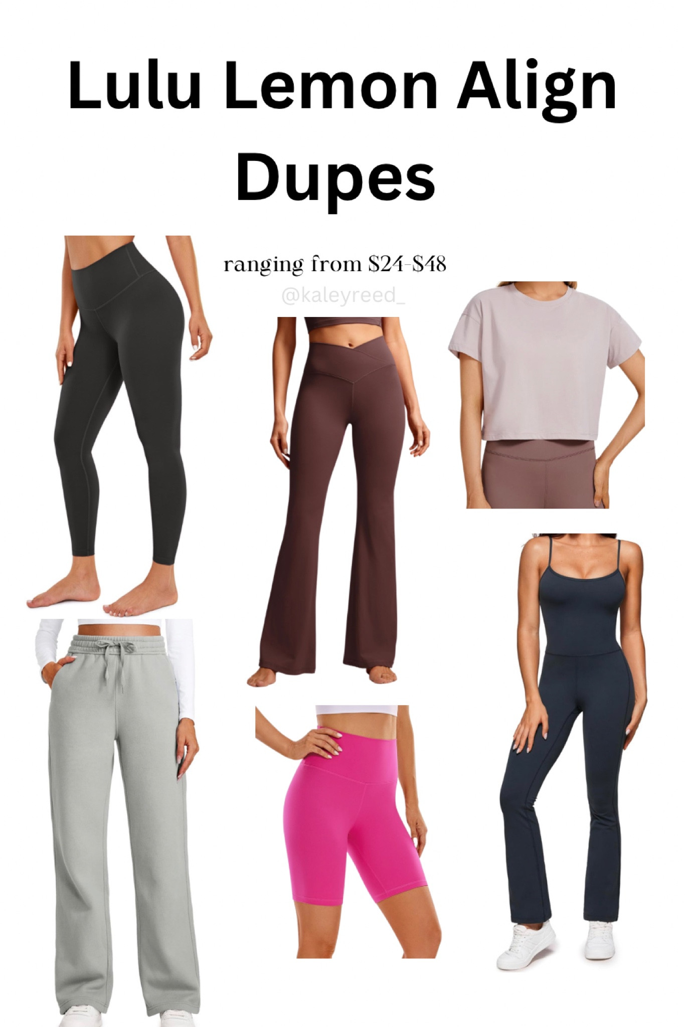 Lulu Lemon Dupes Align Dupes #lululemondupe #leggings #aligndupe #workoutclothes

#LTKGiftGuide #LTKfindsunder50 #LTKfitness