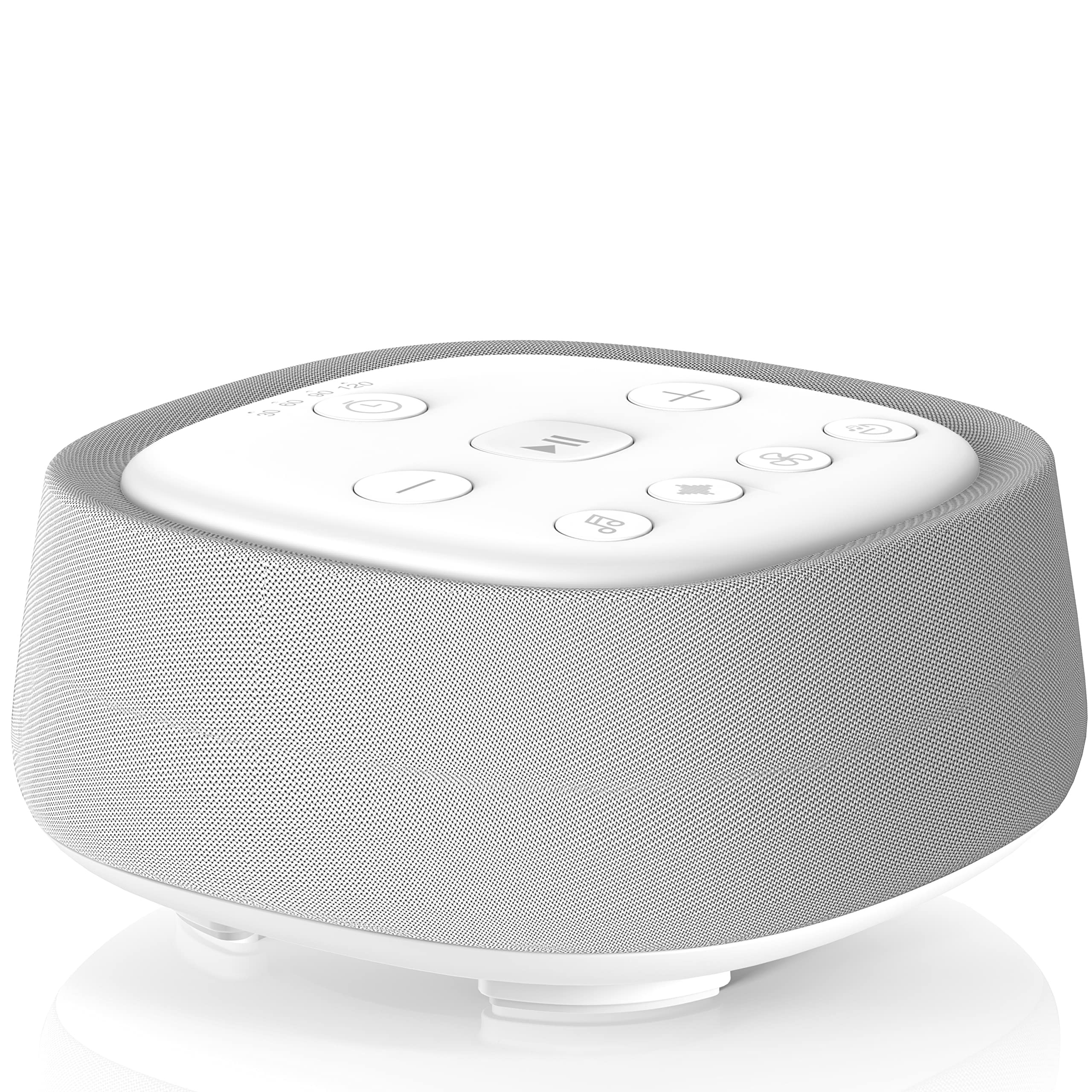 Rechargeable White Noise Machine with 28 Smoothing Sounds, Portable Sound Machine for Baby Kids Adult Sleeping, Auto-Off Timer, 32 levles of Volume Noise Machine Therapy for Home, Office, Travel | Amazon (US)