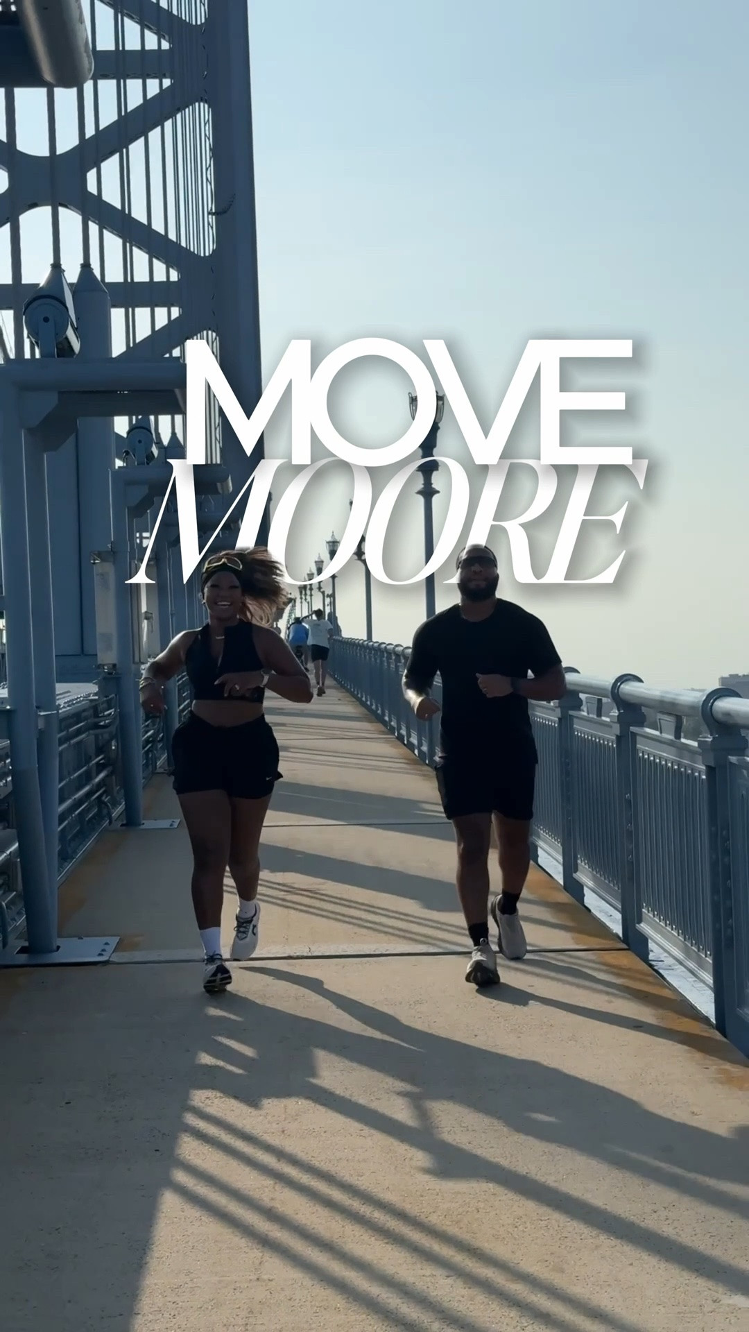 Linking everything from today’s episode of move Moore! Wearing a medium top and 34 inseam large in the yoga pants from the intro, I linked a very similar bathing suit that’s only $20 and I would size down and get a medium. Also linked my running shorts I’m wearing a extra large. And I linked my running sneakers for you guys as well.