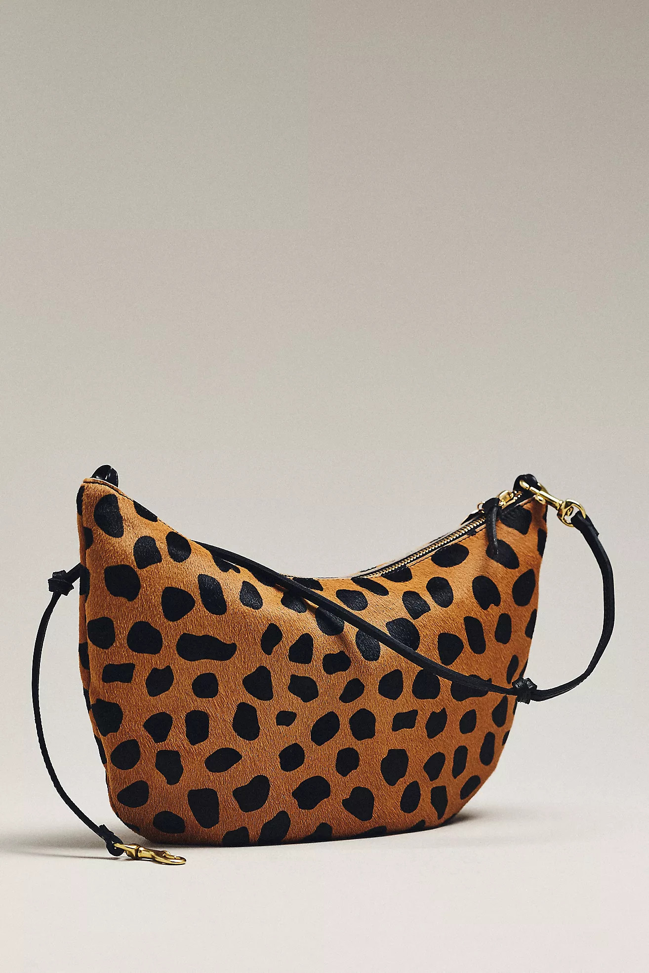 Clare V. Lune Leopard Shoulder Bag | Anthropologie (US)