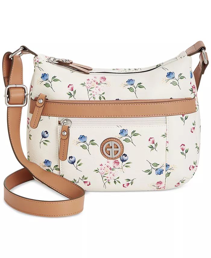 Giani Bernini Pebble Floral Hobo Bag, Created for Macy's - Macy's | Macy's