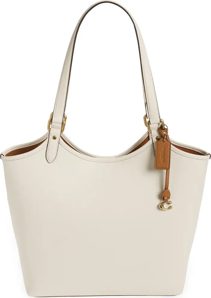 Polished Pebble Leather Day Tote | Nordstrom