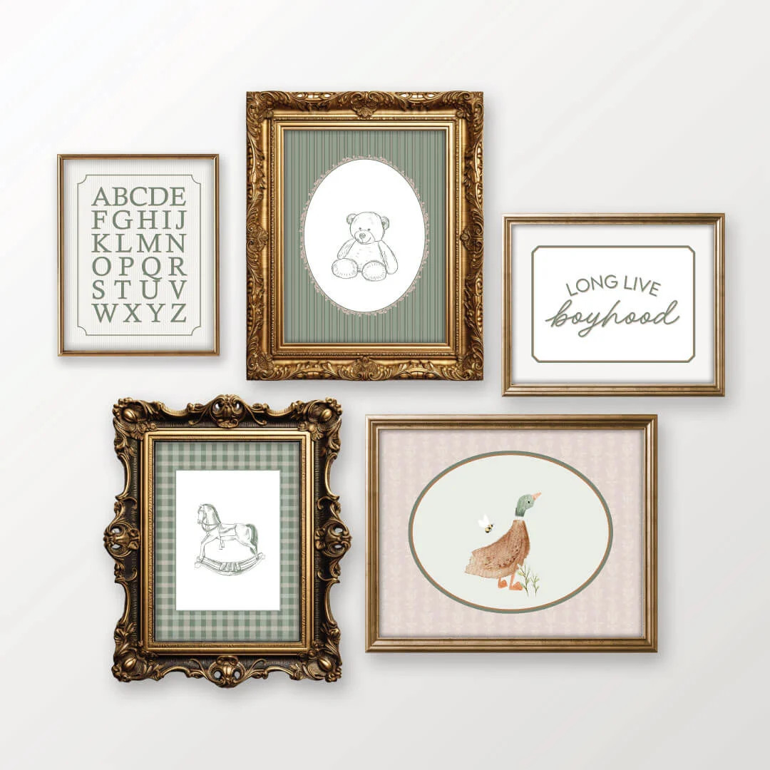 Boyhood Bundled Digital Nursery Wall Art | Caden Lane