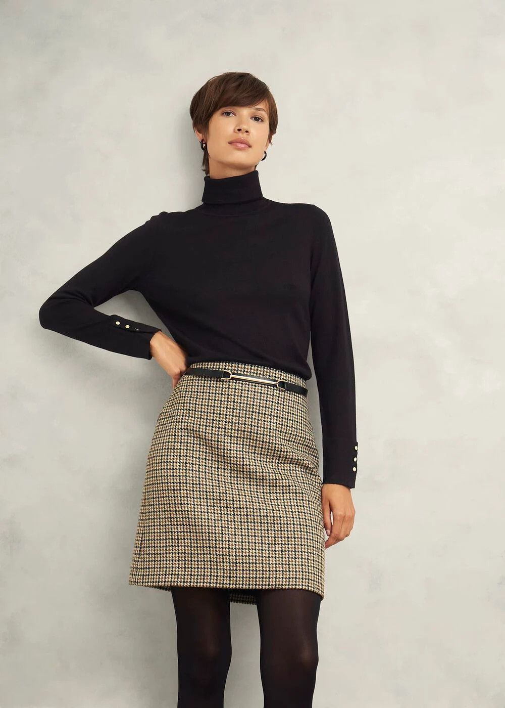 Lara Merino Wool Roll Neck Jumper | Hobbs UK | | Hobbs