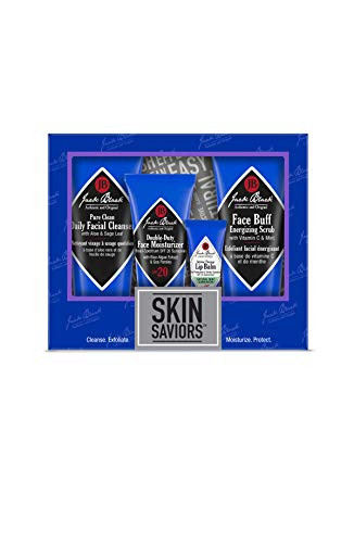 Jack Black Skin Saviors Set for Men – Mens Skin Care Kit, Mens Skincare Gift Set | Amazon (US)