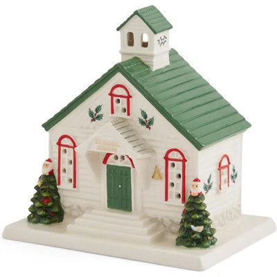 Christmas Tree Miniature Village Figural Decoration, LED Lighted Village Set, Ceramic Holiday Decor | Wayfair North America