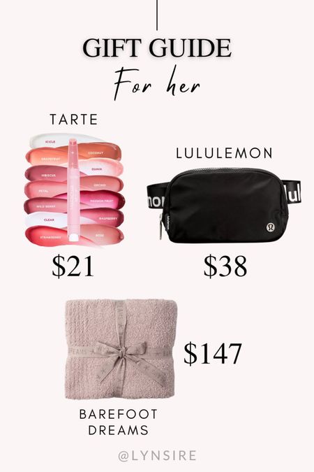 Gift ideas for her with different price points. For the beauty queen, the fitness junkie, and for the homebody 🎁

#LTKbeauty #LTKhome #LTKfit