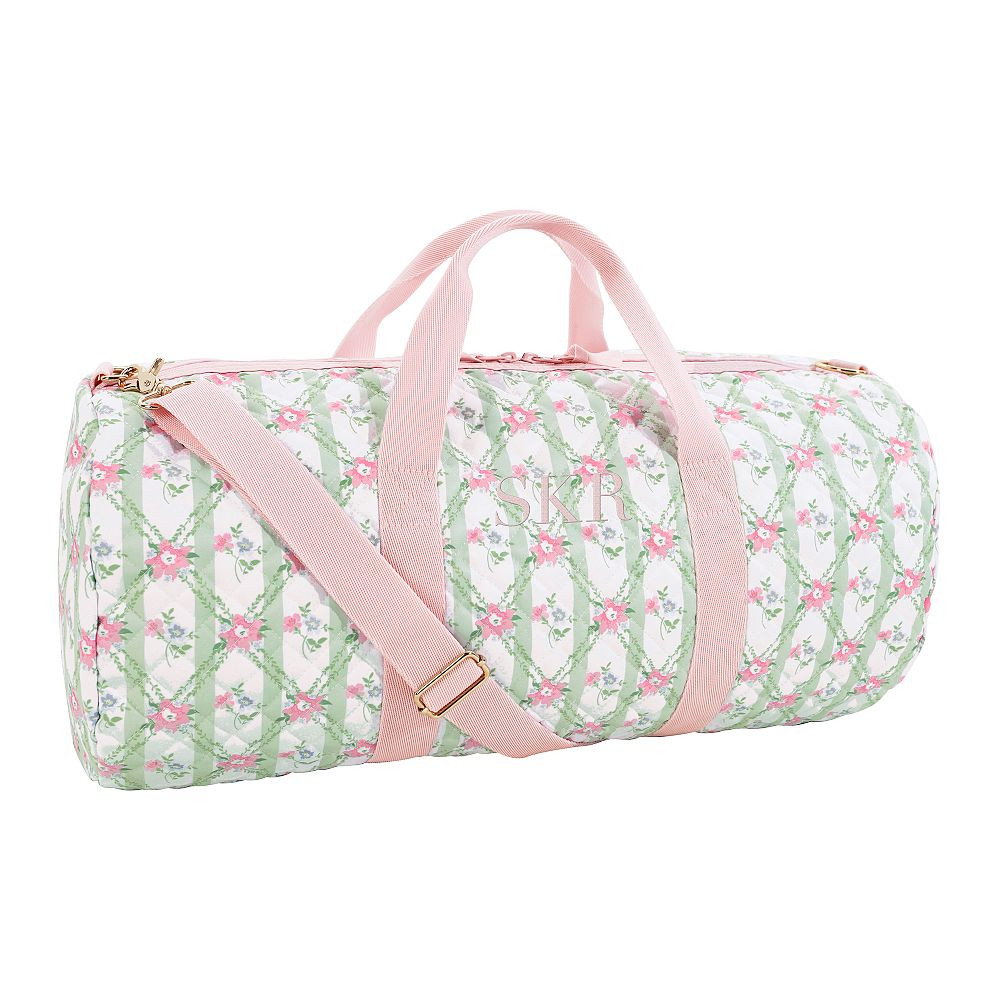 Hill House Home Quilted Duffle, Pink/Green | Pottery Barn Teen